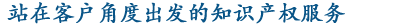 お客様の視点に立った知的財産サポート